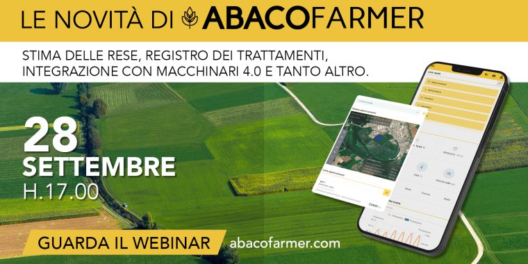 Le novità di Abaco Farmer - Guarda il webinar